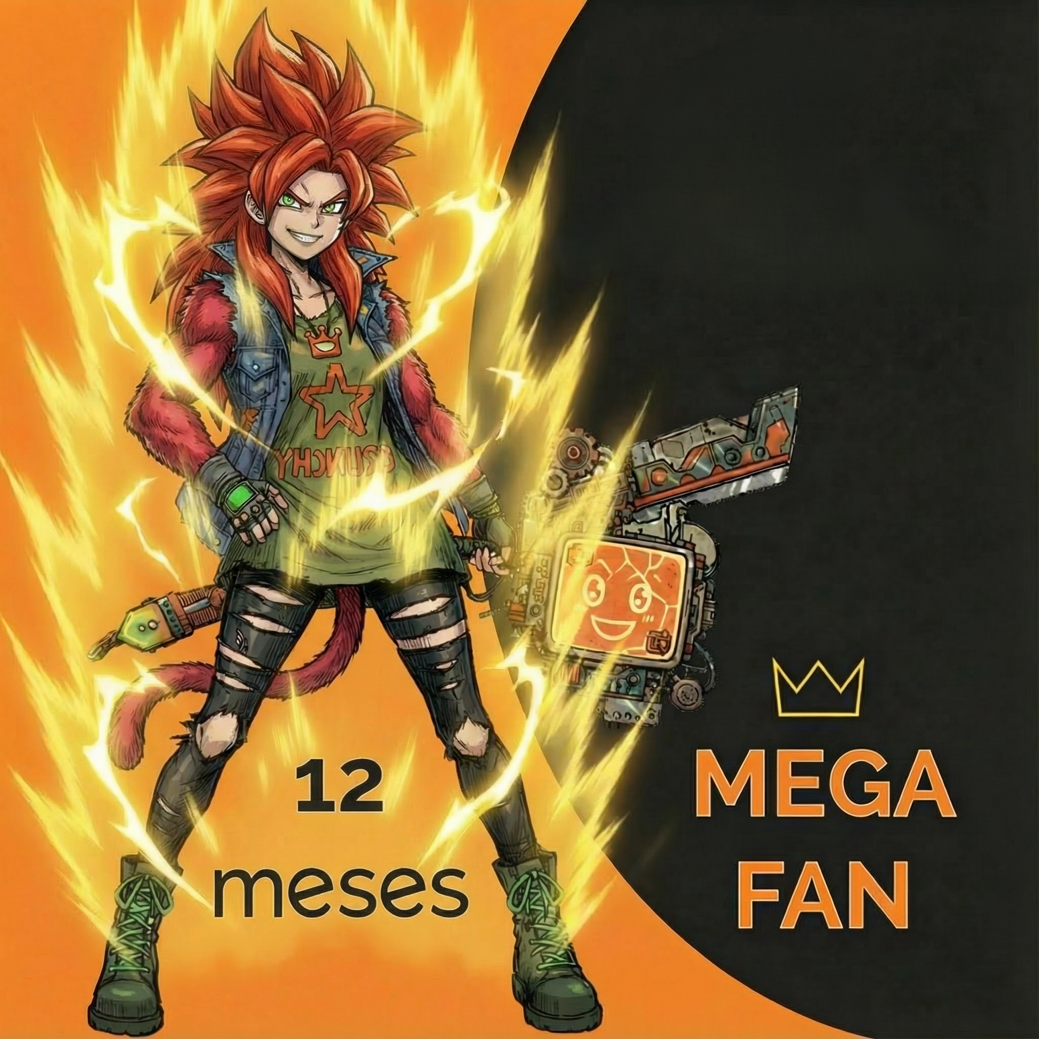 Crunchyroll Premium Mega Fan en Chile – 12 meses