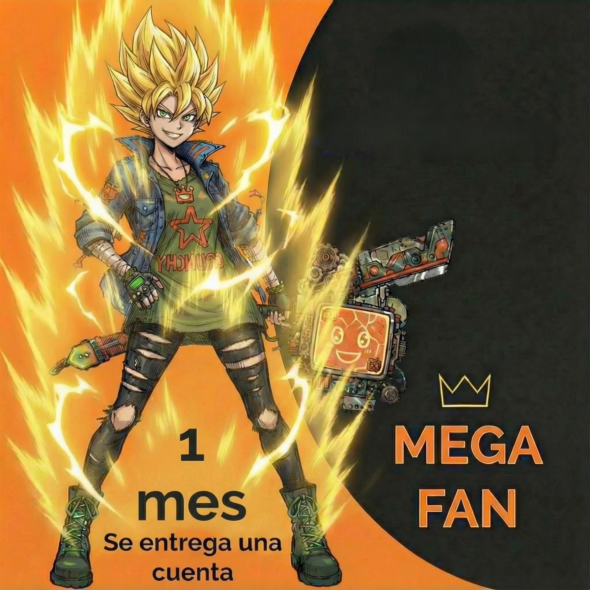 Crunchyroll Premium Mega Fan Chile | 1 mes